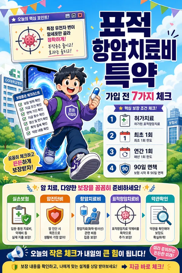 표적항암치료비 특약 쉽게 정리