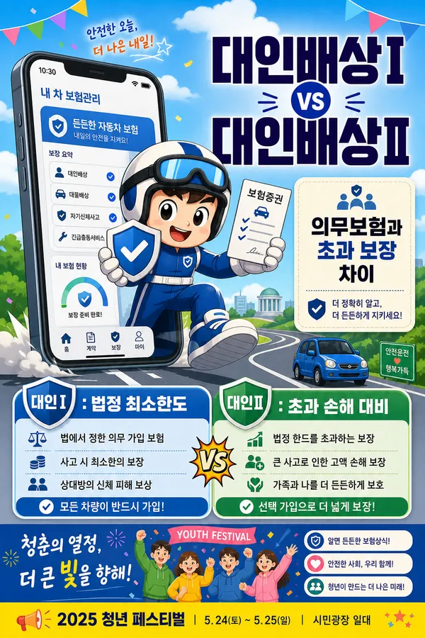 대인배상 1과 대인배상 2 차이, 자동차보험 가입 전 꼭 알아야 할 핵심