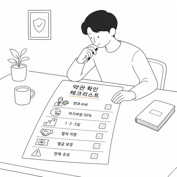 2026년 운전자보험 가입 전 체크리스트 이미지