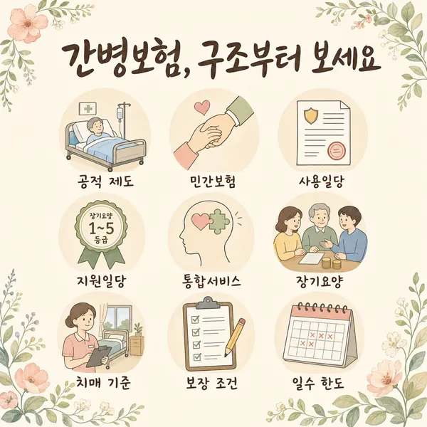 간병보험 기본 구조 정리