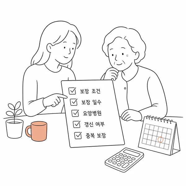 간병보험 가입 전 확인할 보장 조건과 일수 한도 체크리스트