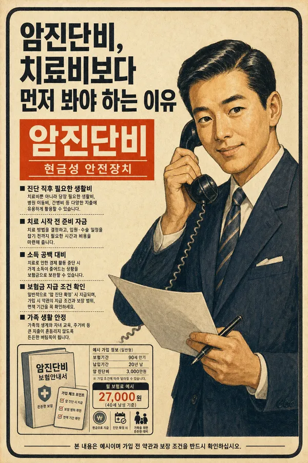 암진단비 뜻과 중요한 이유