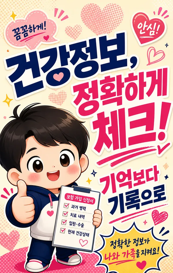 보험 가입 상담에서 건강정보를 정확히 알리는 법: 고지 전 꼭 확인할 사항