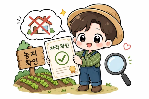 농지 매입 전 농지취득자격증명을 확인하는 예비 매수자