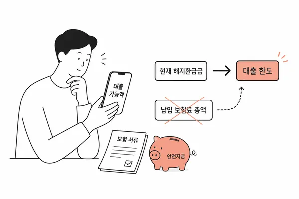 보험 계약대출을 이용하기 전, 이자와 해지환급금부터 점검하세요